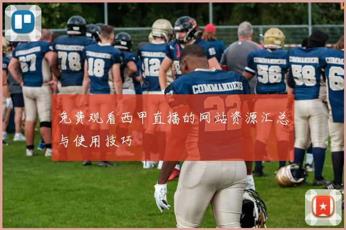 免费观看西甲直播的网站资源汇总与使用技巧